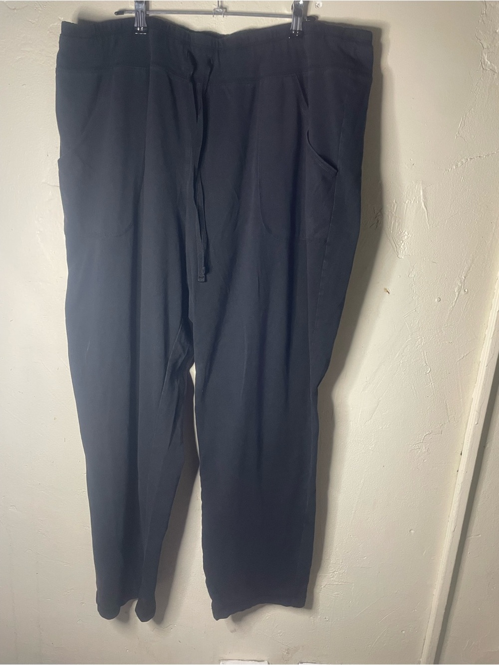 Athletic Works Black Men's Drawstring Joggers
